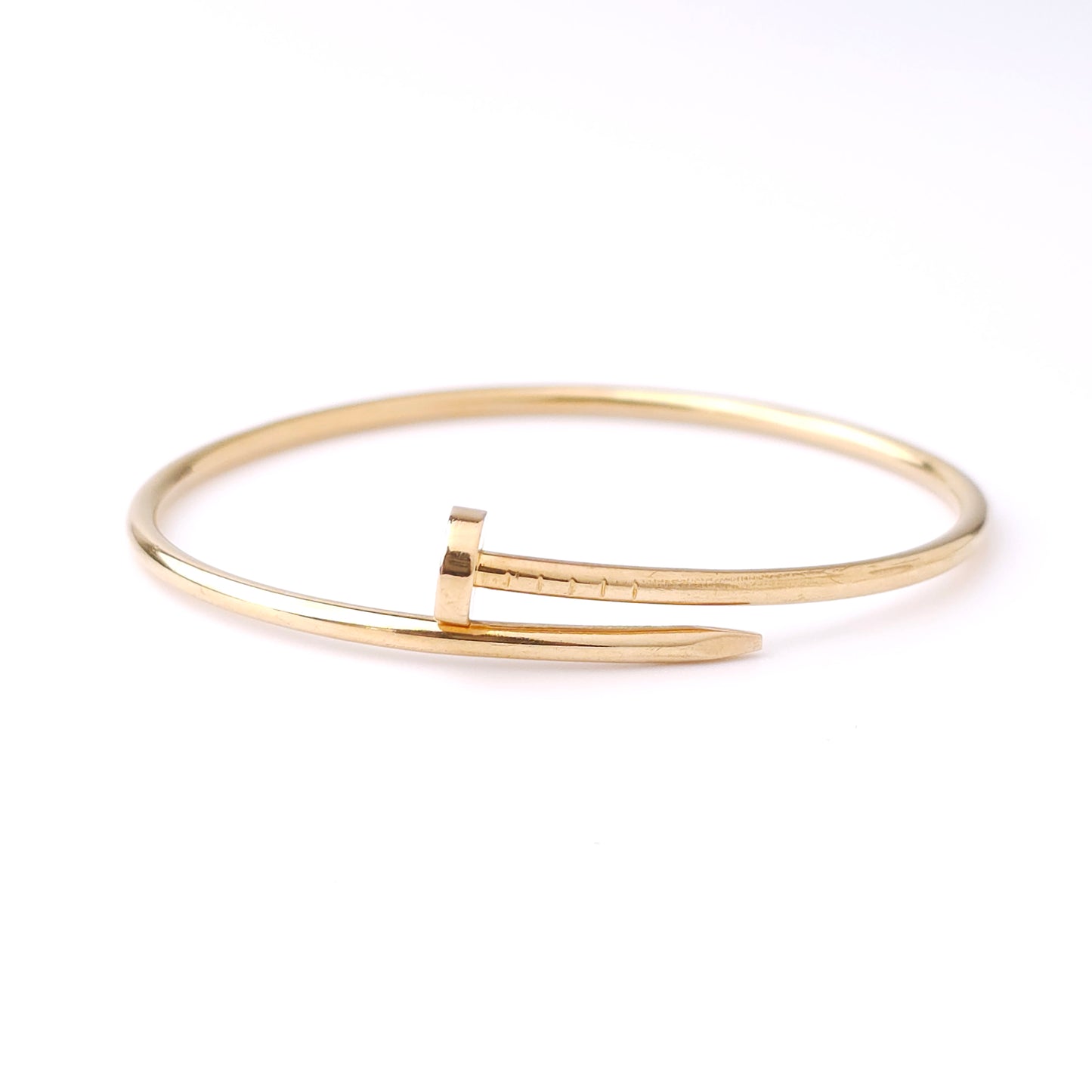 Just A Nail - Gold bangle (slim)