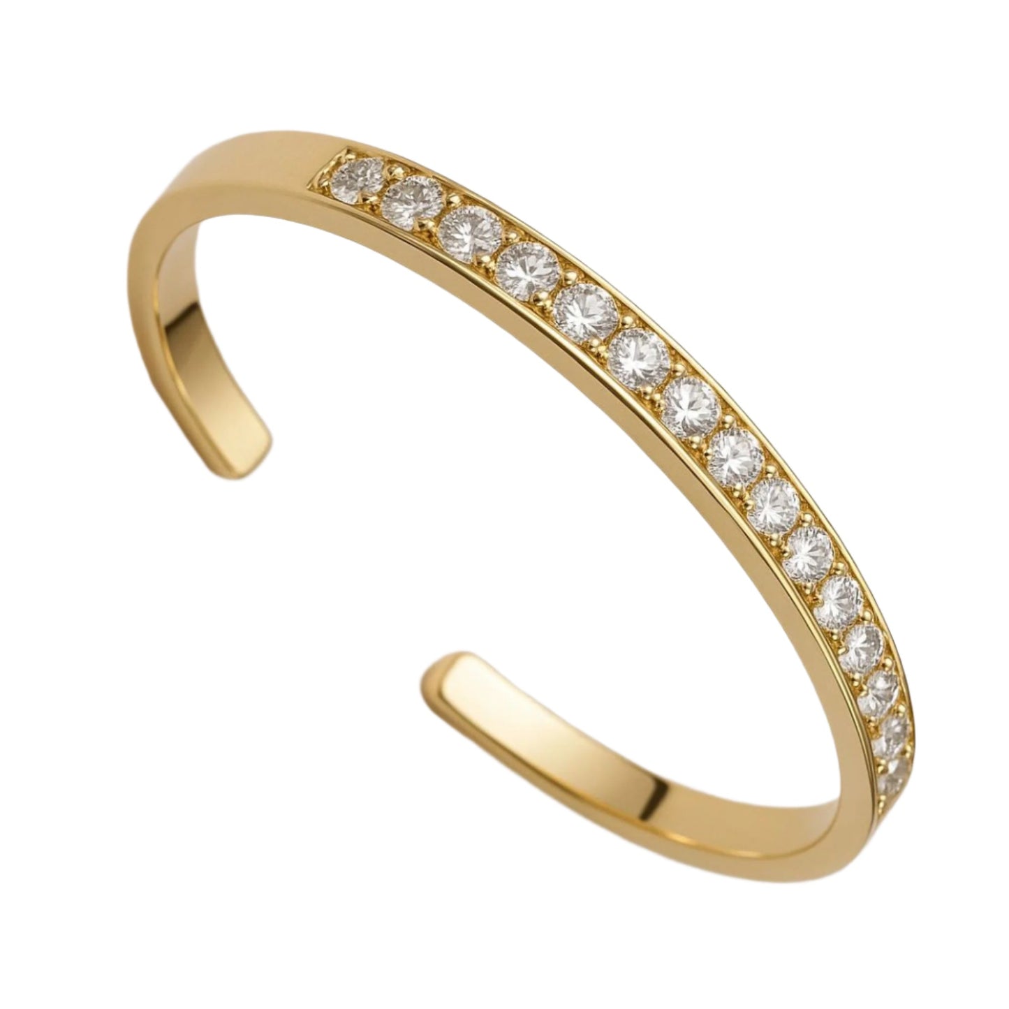 Luxury Diamond Cuff Bracelet