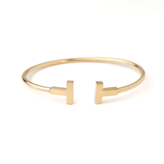 Gold - T Wire Bracelet