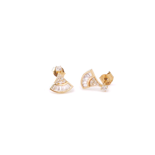 Divas Dream - Gold sparkle earrings