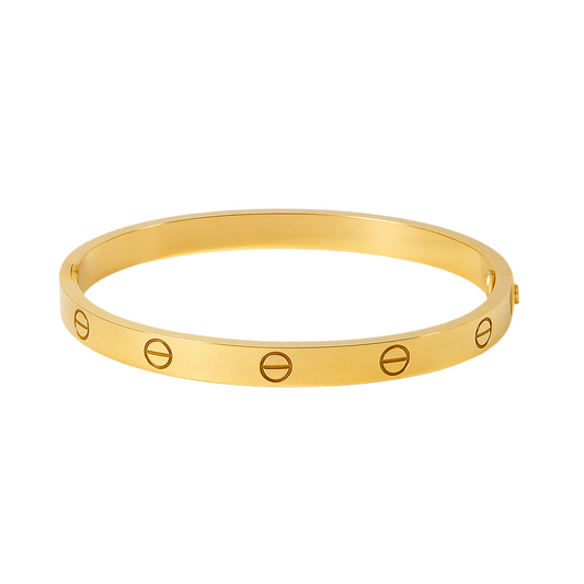 Gold Love bangle