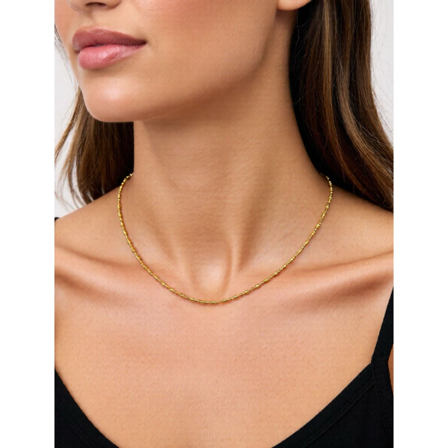Lumière 18K Gold Adjustable Chain Necklace