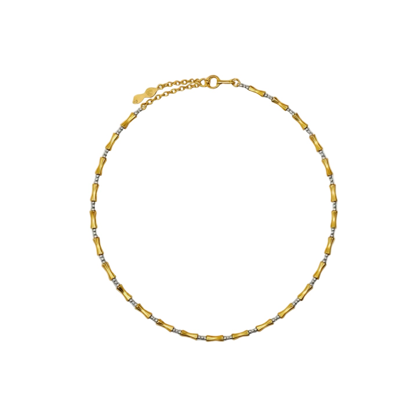 Two-Tone 18K Gold Necklace – Timeless Piece