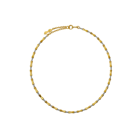 Two-Tone 18K Gold Necklace – Timeless Piece