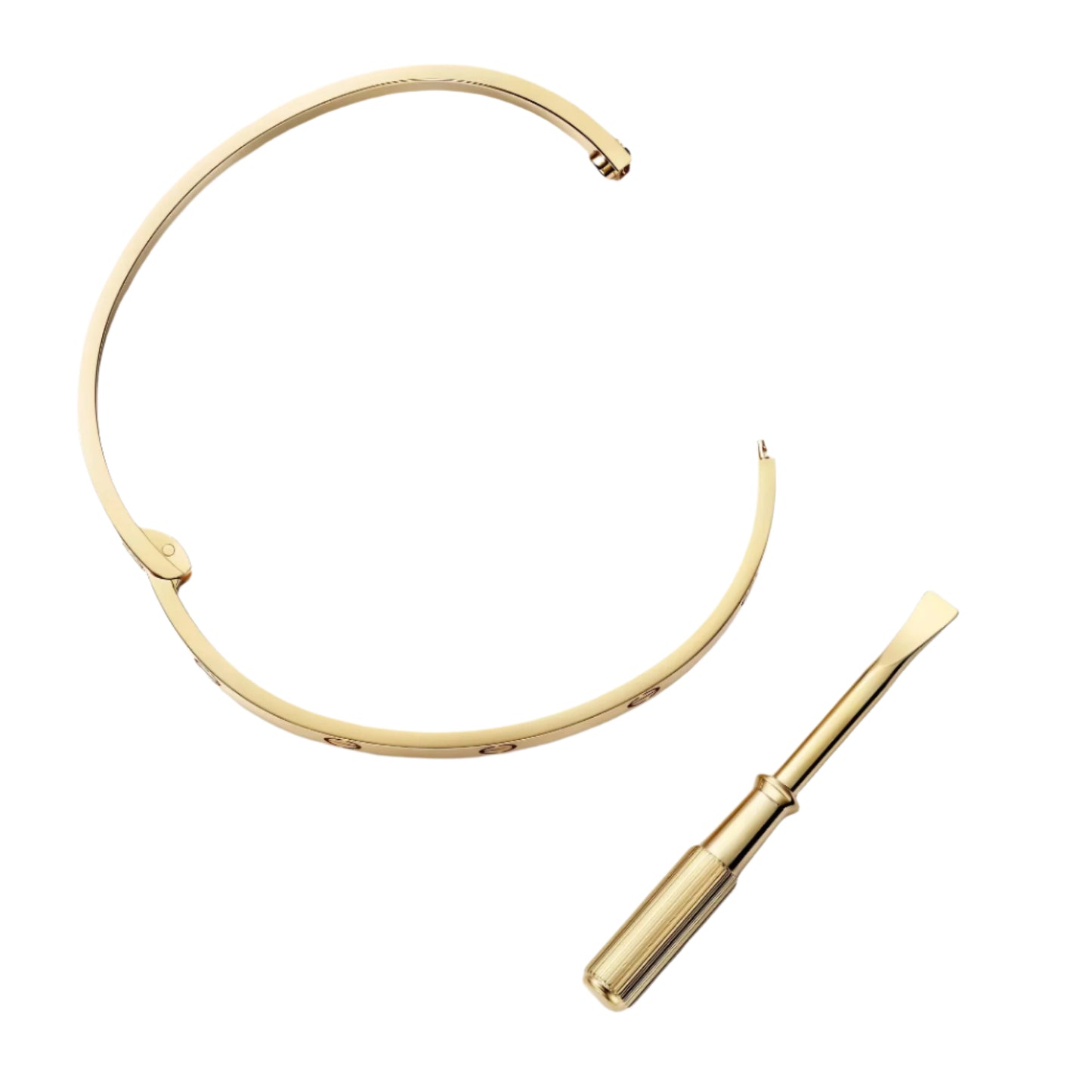 Gold Love bangle